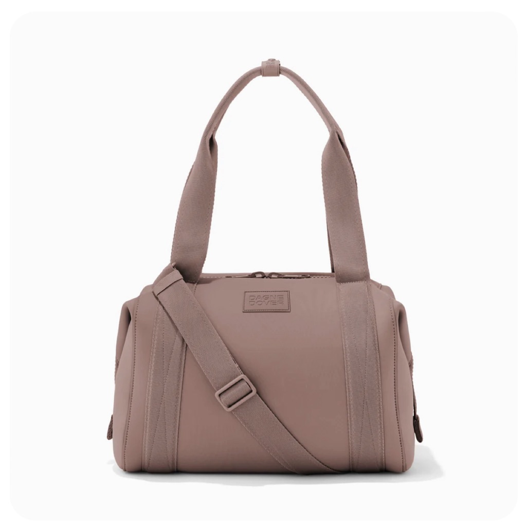 Dagne Dover Landon Neoprene Mauve Carryall Bag Medium